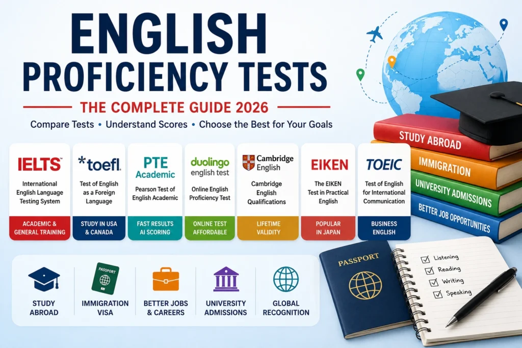 English Proficiency Tests: Complete 2026 Guide