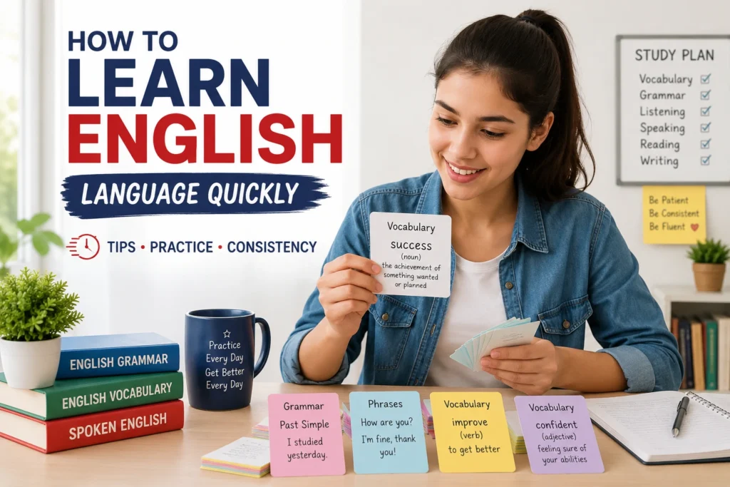 How to Learn English Language Quickly Full Guide