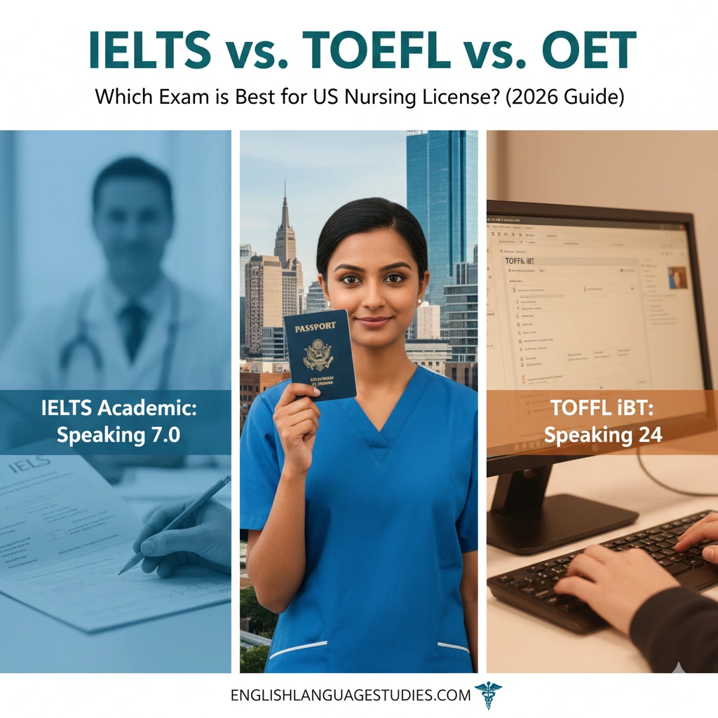 IELTS vs. TOEFL: Which Exam is Best for a US Nursing License? (2026 Guide)