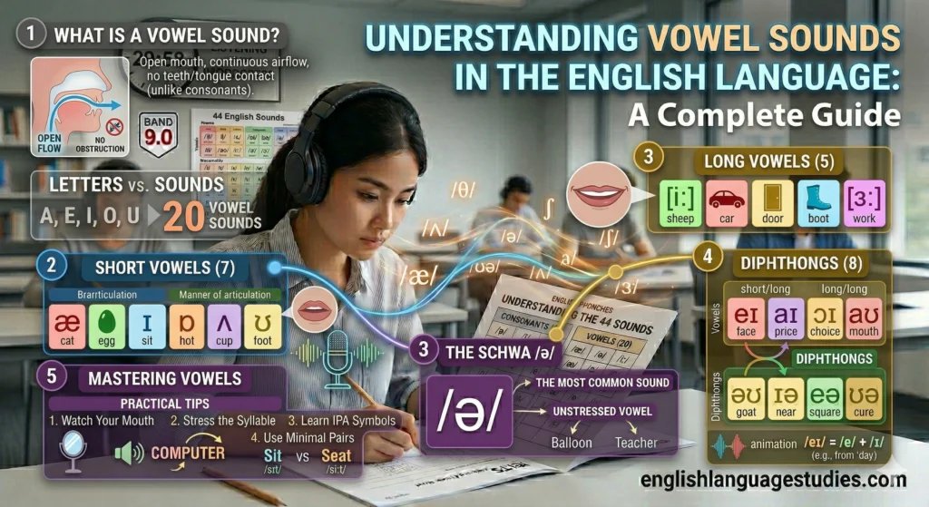 Understanding Vowel Sounds in English: Complete Guide to the 20 Phonemes