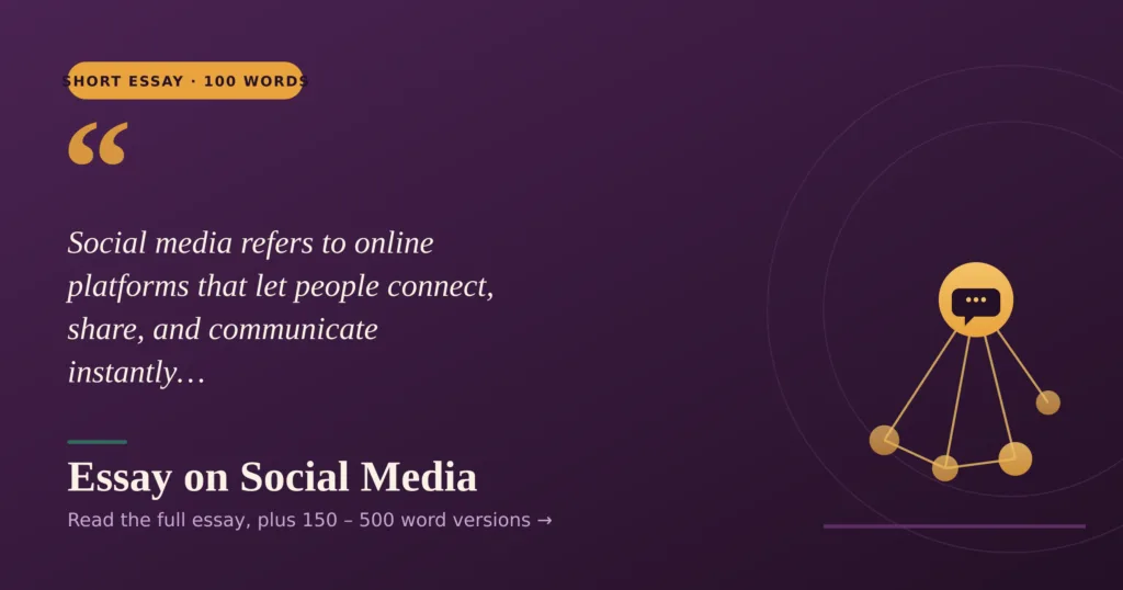 Essay on Social Media: Meaning, Impact & Essays