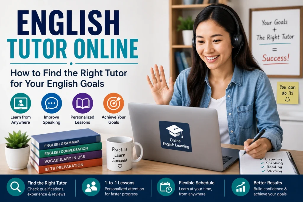 English Tutor Online: How to Find the Right Tutor for Your Goals